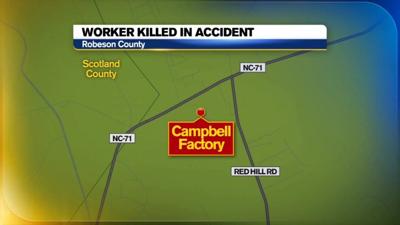 Robeson County deputies respond to fatal work accident at Campbell Soup facility