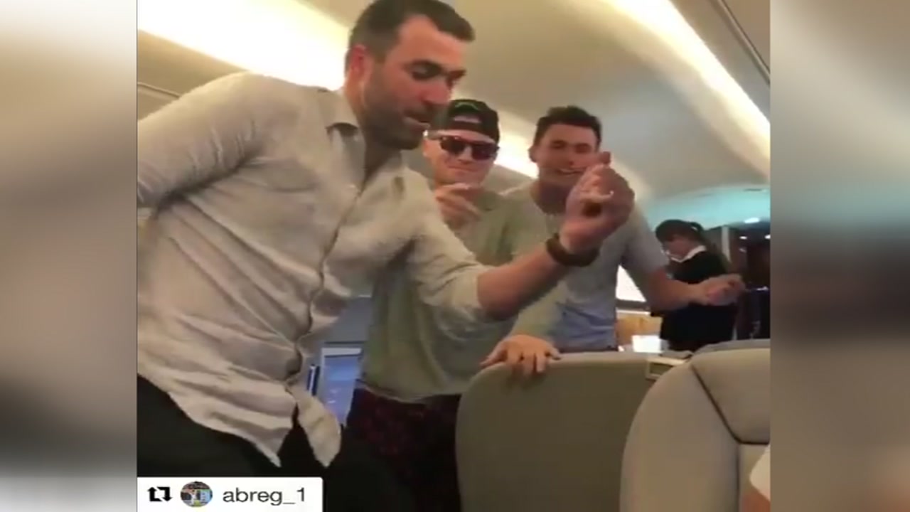 Astros players get in on the 'In My Feelings' challenge