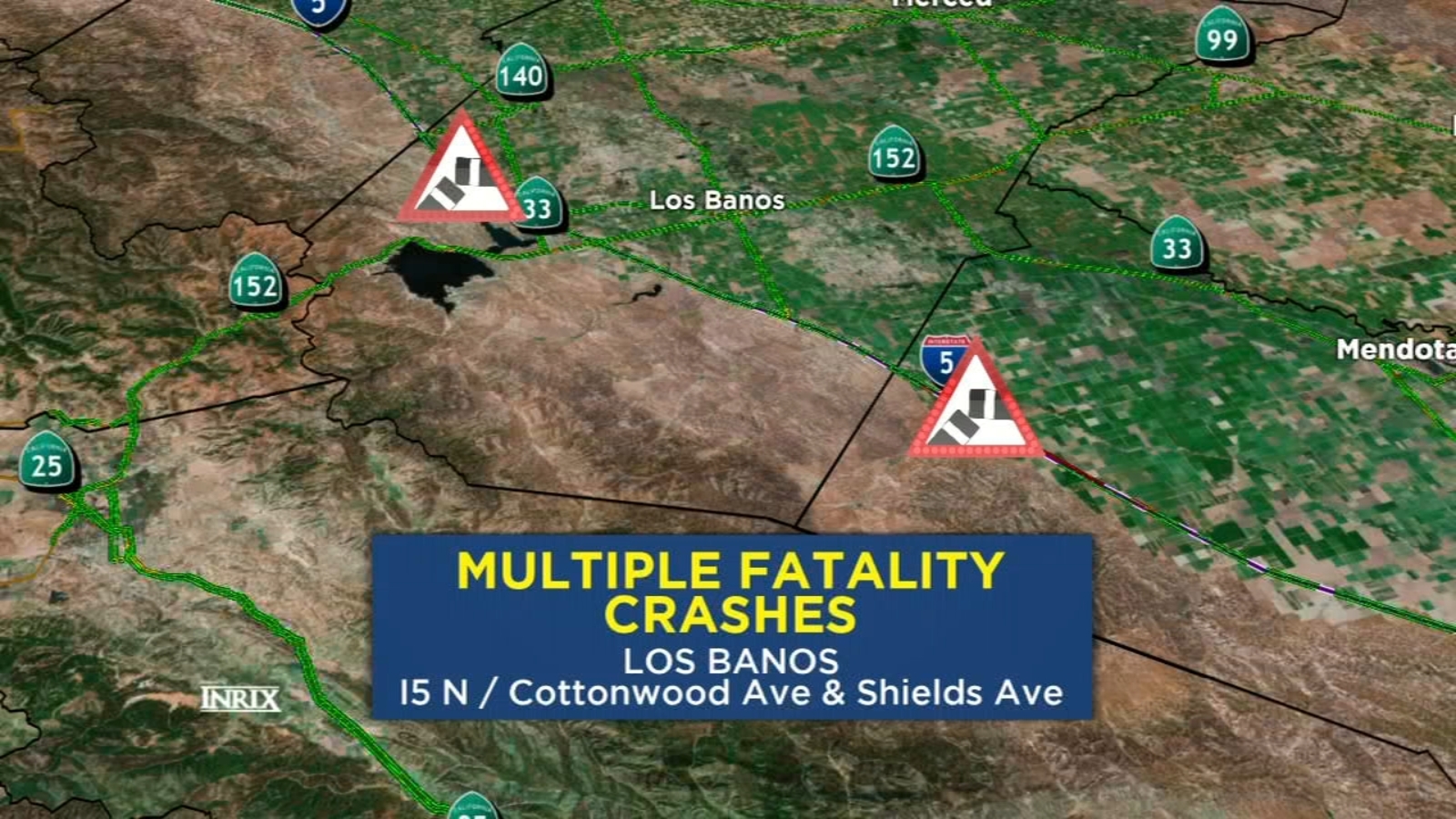 5 people killed, including 2 children, in two separate crashes on I-5 ...