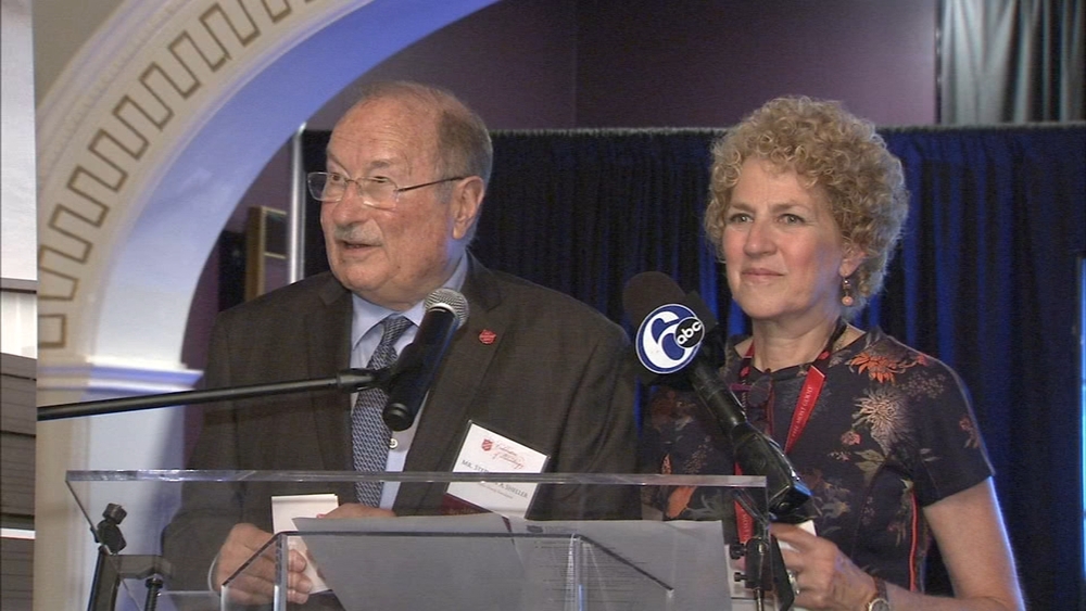 A couple's generous gift to the Salvation Army was celebrated