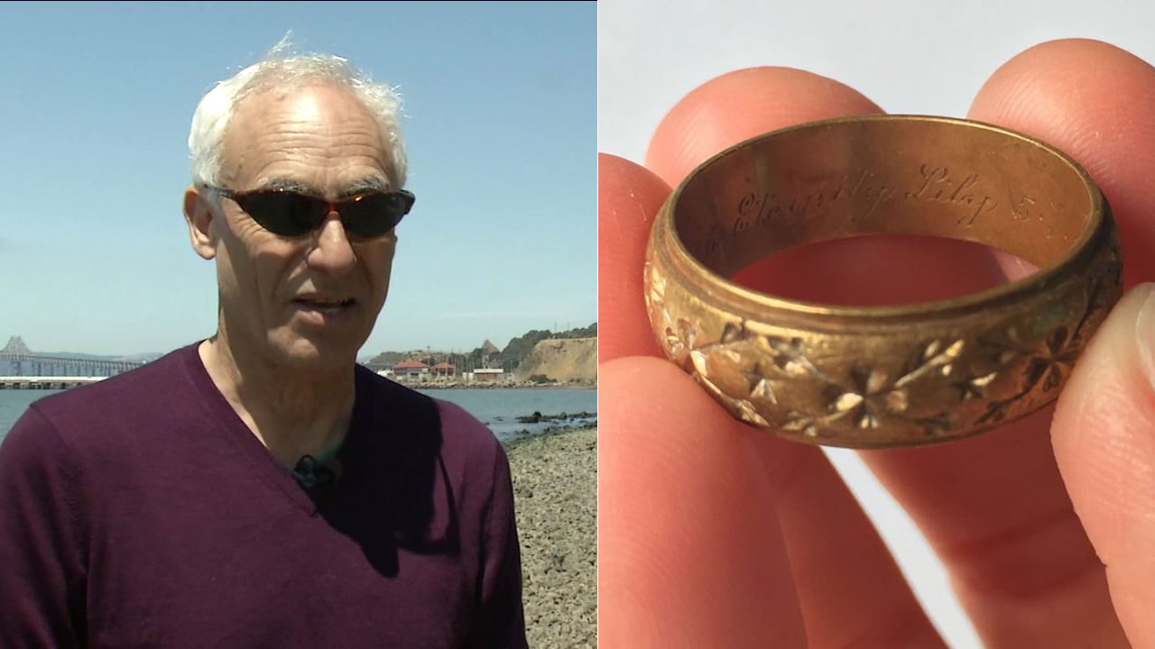 1949 wedding ring washes ashore in Bay Area