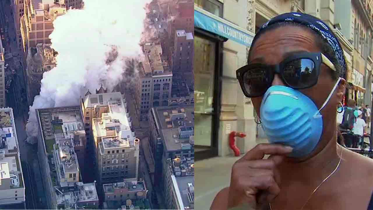 Residents cope with aftermath of steam pipe explosion in Flatiron