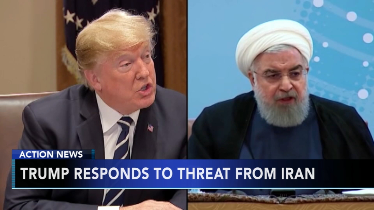 White House blames Iran for war of words with Trump