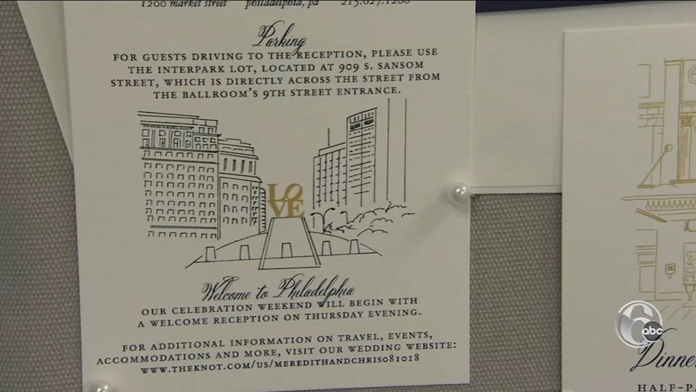 Wedding invites with a touch of Philly style | Philly