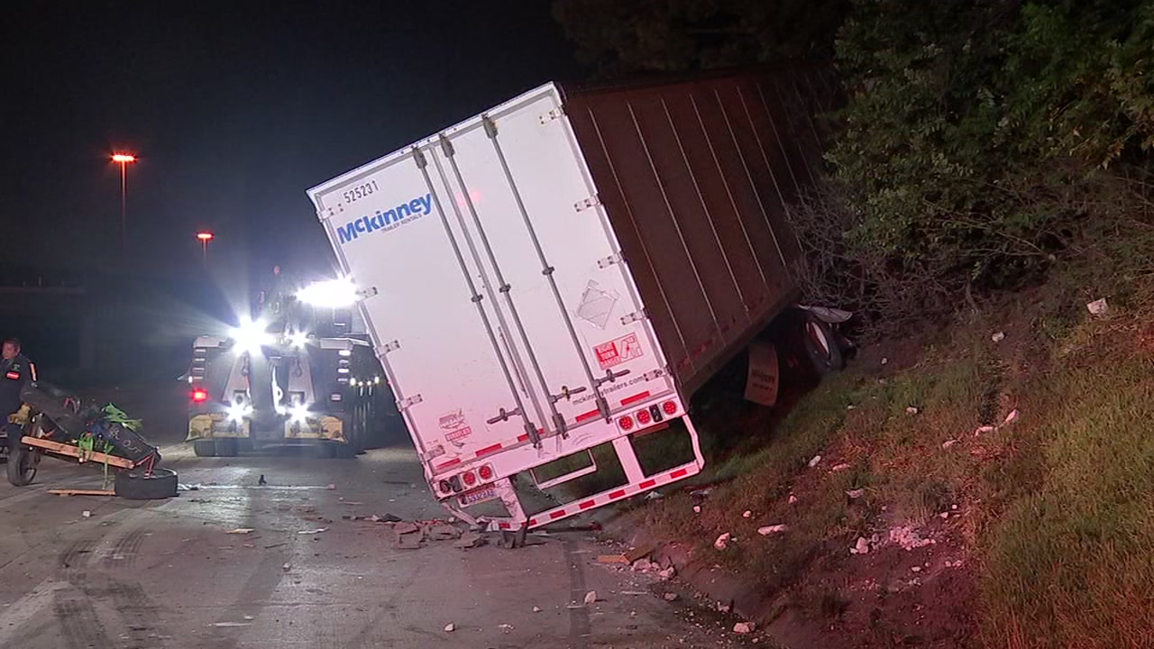Katy Freeway 18-wheeler crash