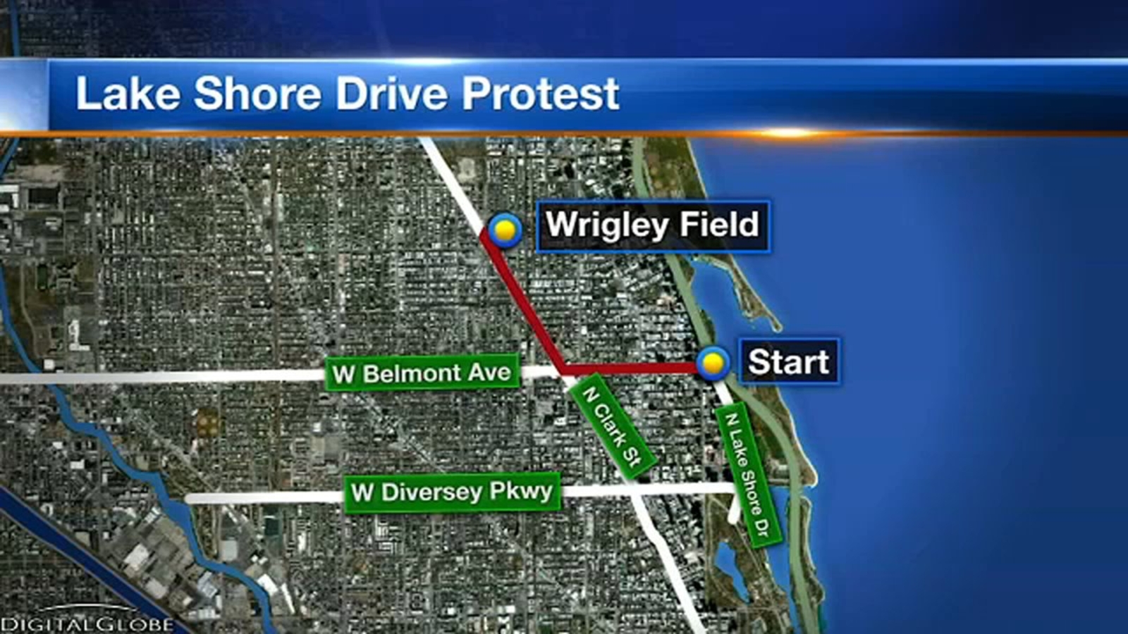 Lake Shore Drive Map Group Planning To Shut Down Lake Shore Drive Not Working With Police Mayor Abc7 Chicago