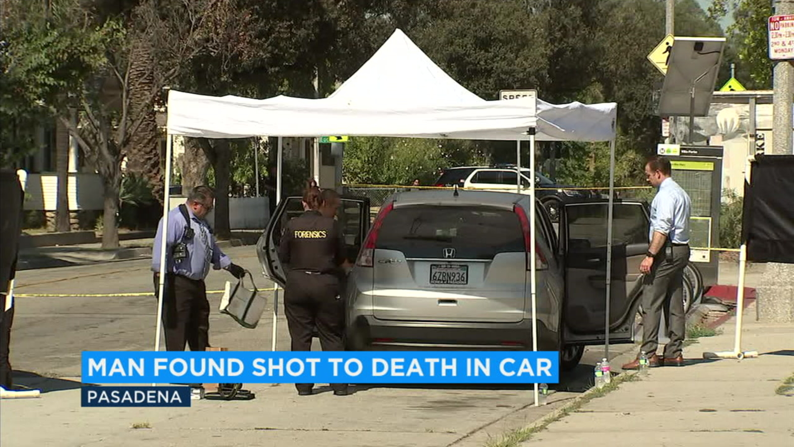 Man found shot to death inside car in Pasadena ABC7 Los Angeles