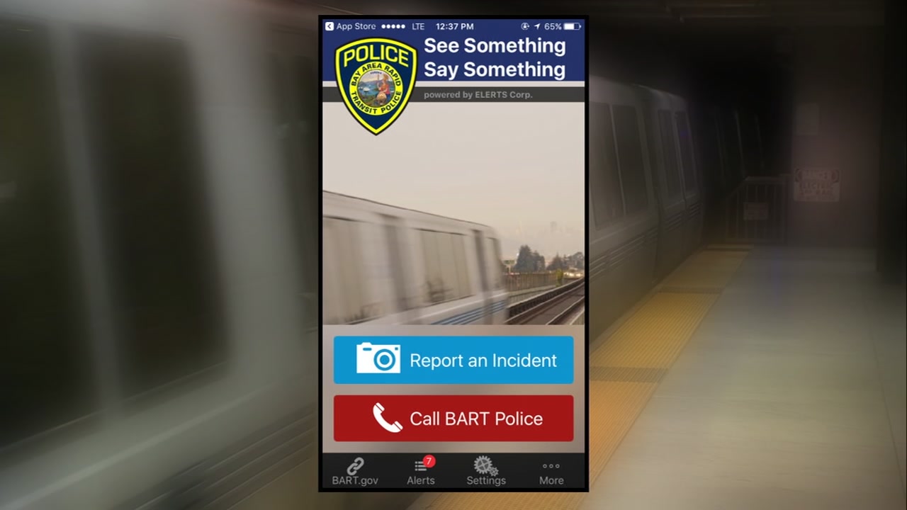 BART urging public to download crime reporting app