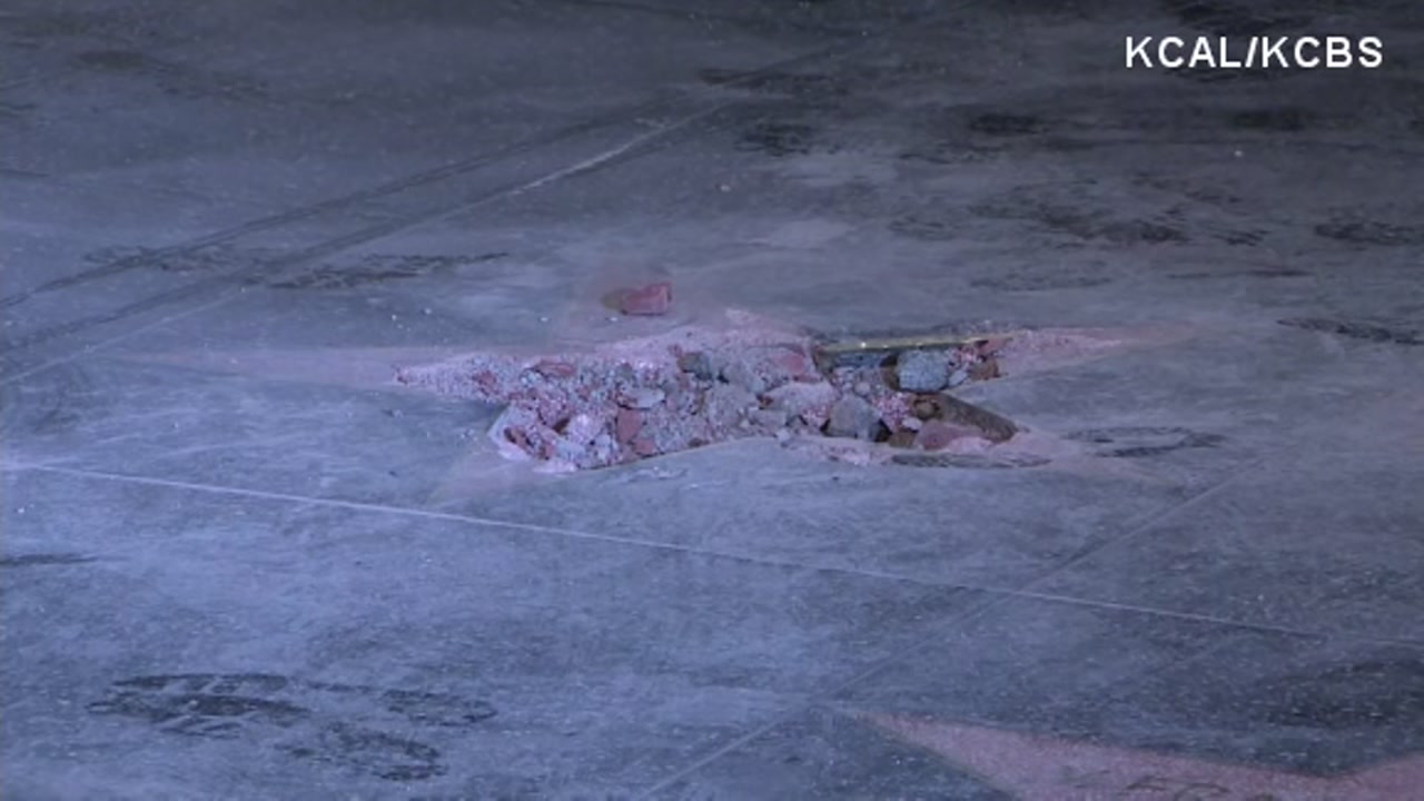 Trump's Walk of Fame star destroyed; suspect turns self in