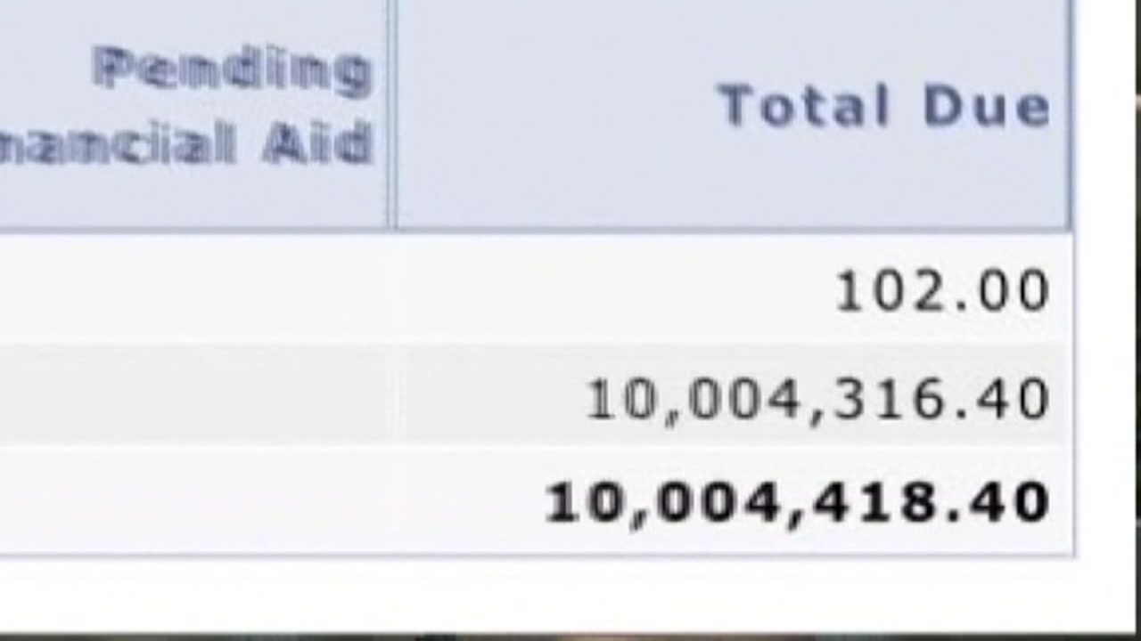 $10 million tuition bill