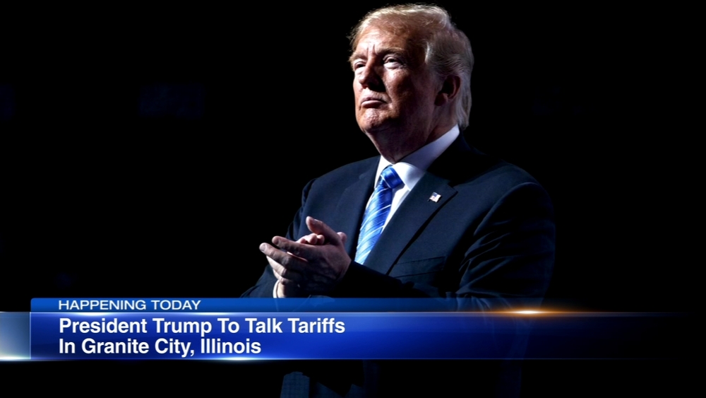 Trump to talk tariffs in Granite City, Illinois