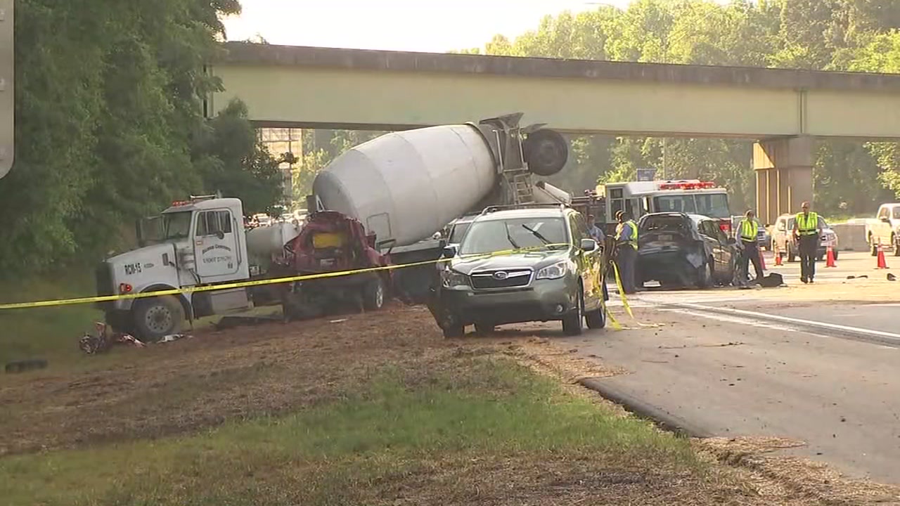 Victim ID'd in fatal I-40 crash involving cement truck in Raleigh