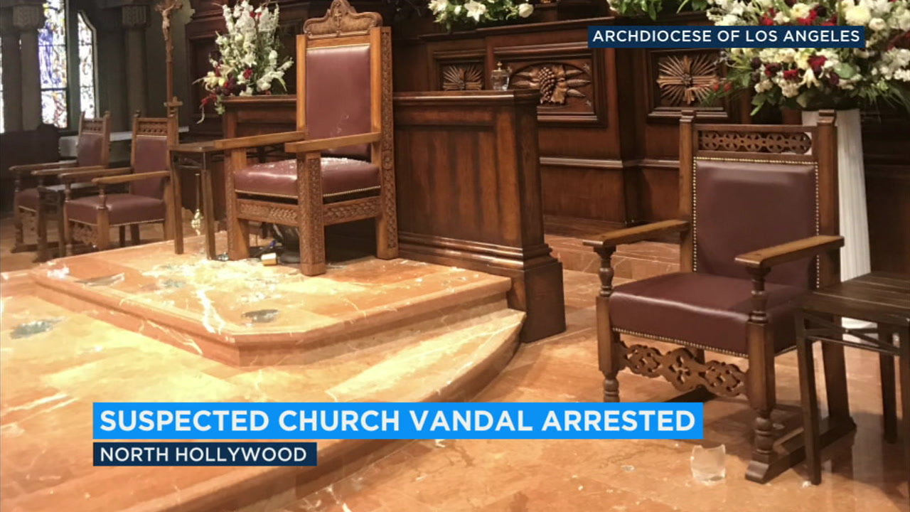 Arrest made in break-in of North Hollywood church