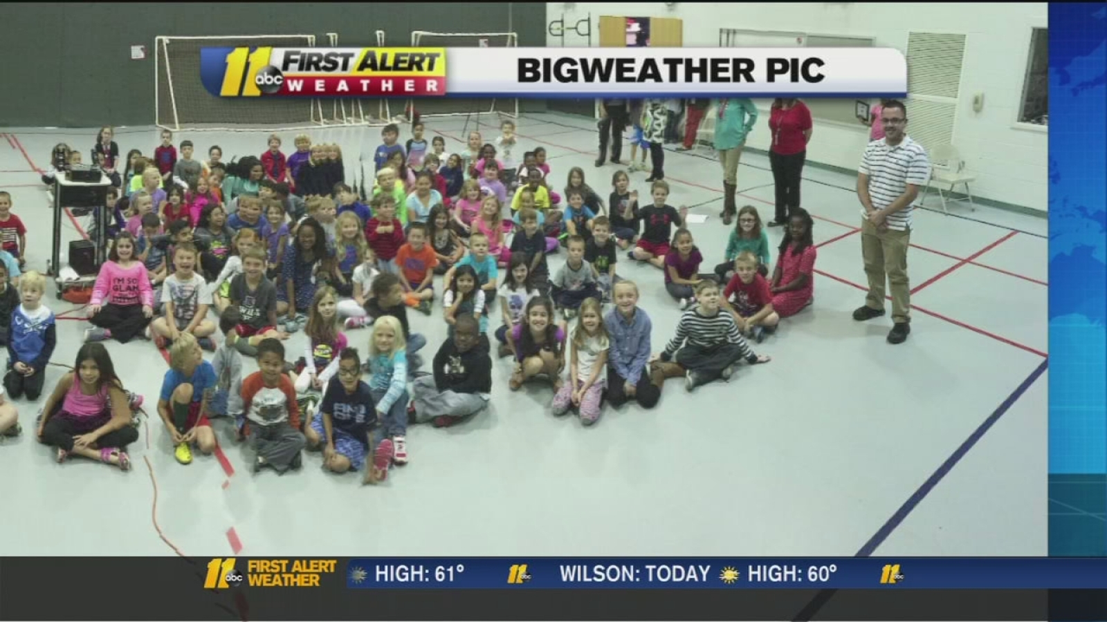 Big Weather Pic of the Day Holly Ridge Elementary ABC11 RaleighDurham