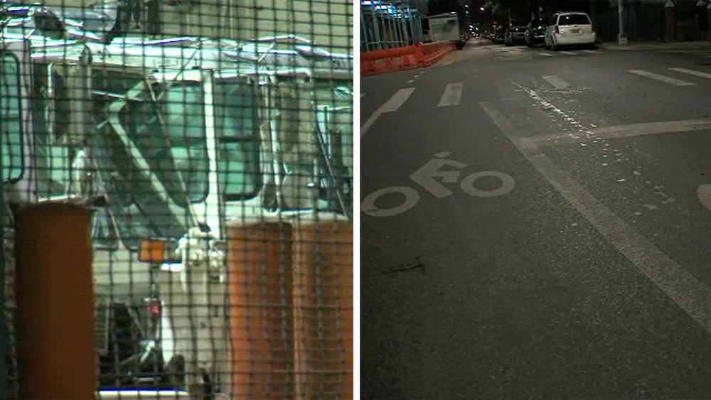 Bicyclist critically injured after being hit by sanitation truck