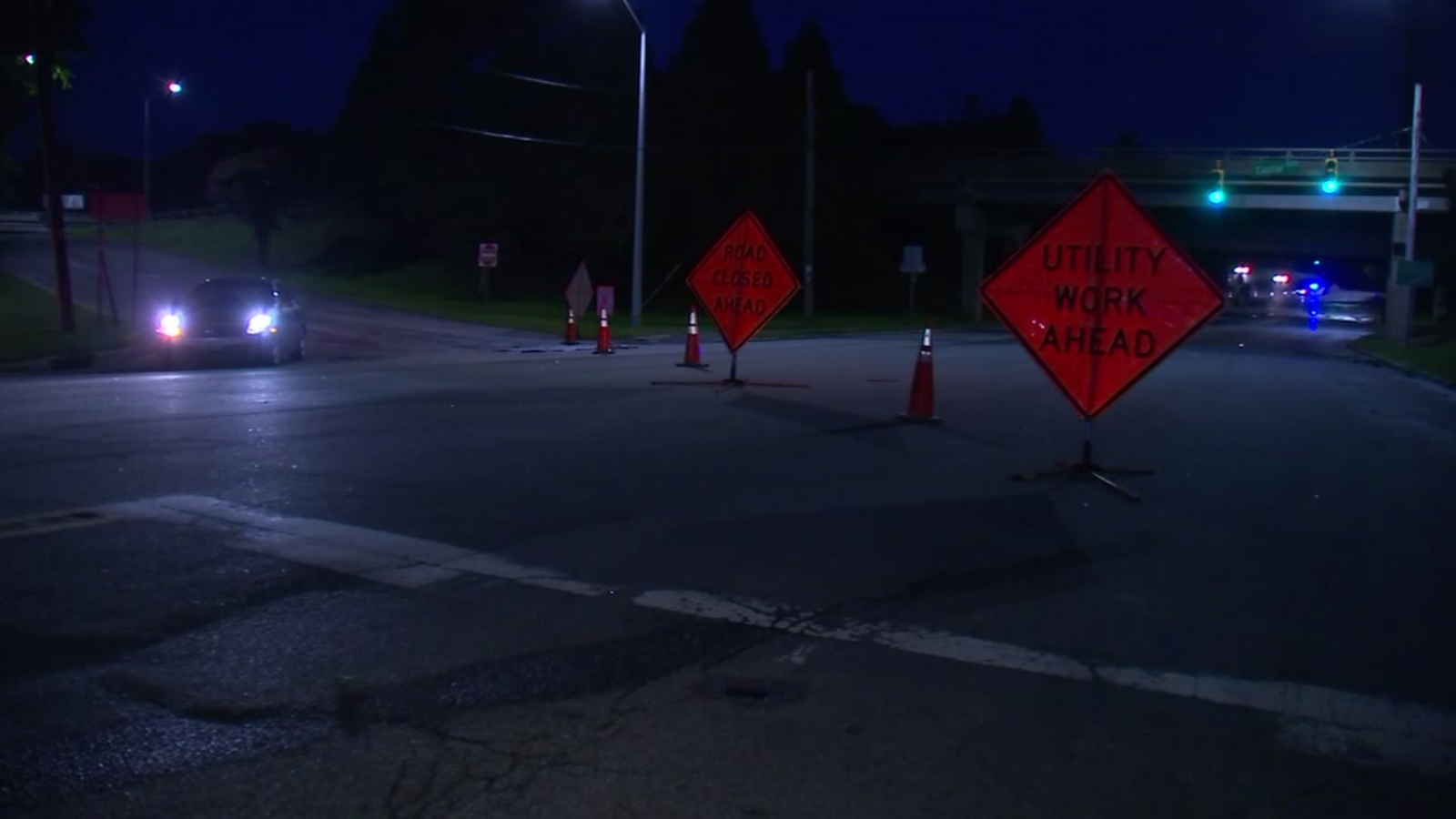 Wake Forest Road reopens after water main break ABC11 RaleighDurham