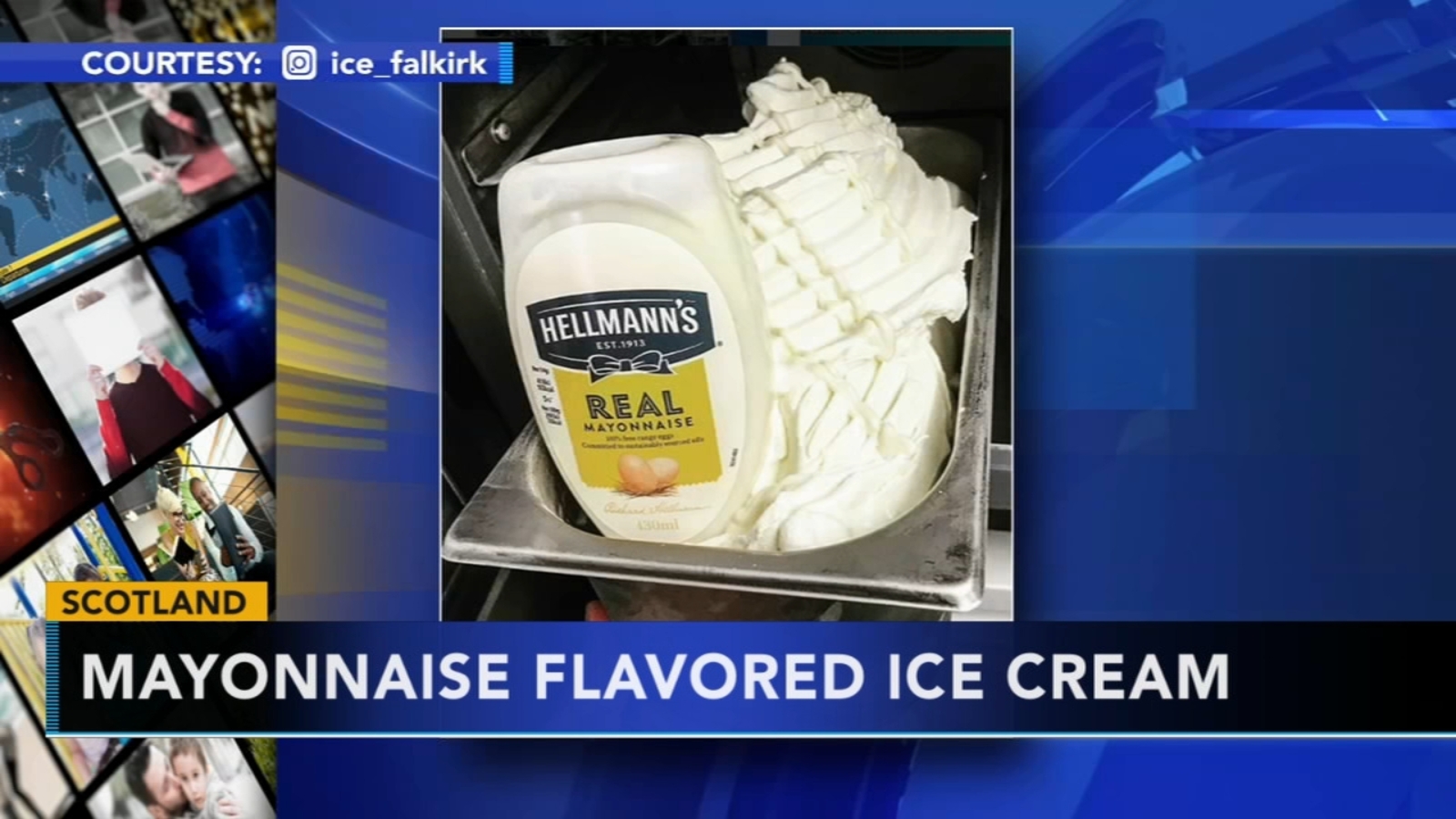 Scotland ice cream parlor debuts mayoflavored ice cream 6abc