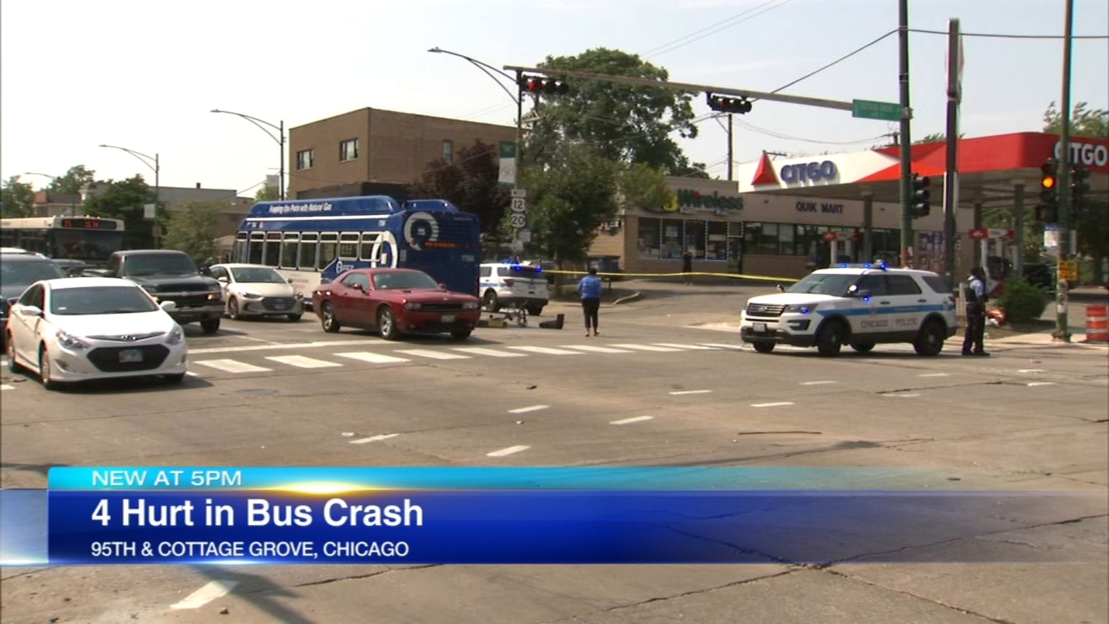 Pace Bus Car Collide In Chatham Abc7chicago Com