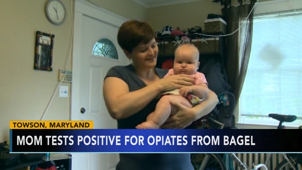 Mom tests positive for opiates from poppy seed bagel
