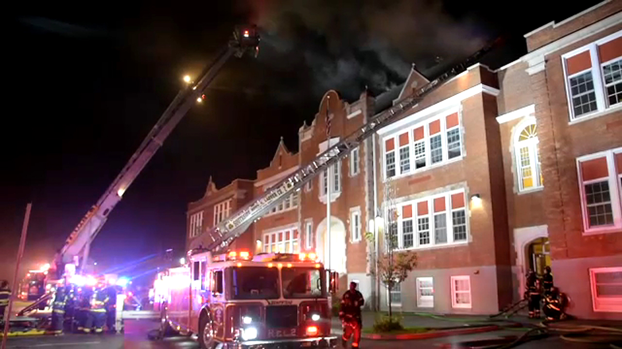 School severely damaged on Long Island after lighting strike sparks fire