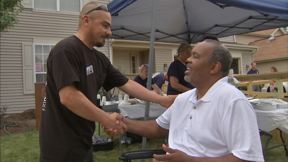 Laborers transform house in 12 days for Carpentersville man who lost legs