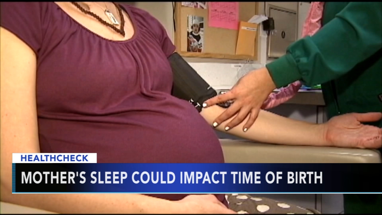 Pregnant mother's sleep could impact time of birth