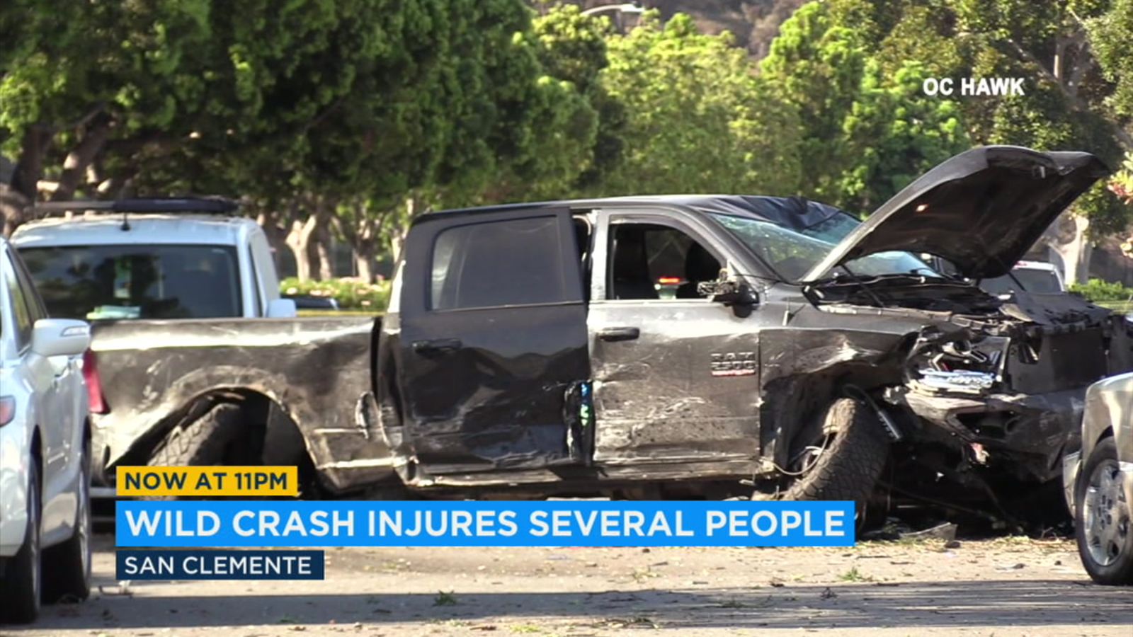 Truck careens into cars, pedestrians in San Clemente crash ABC7 Los