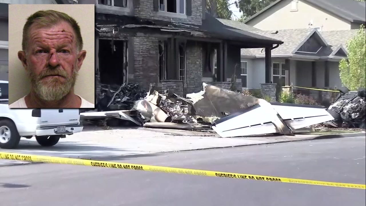 Utah man crashes plane into his own home hours after his arrest for domestic violence