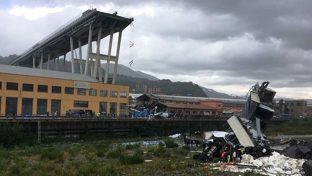 VIDEO: Deadly bridge collapse in Italy amid violent storm