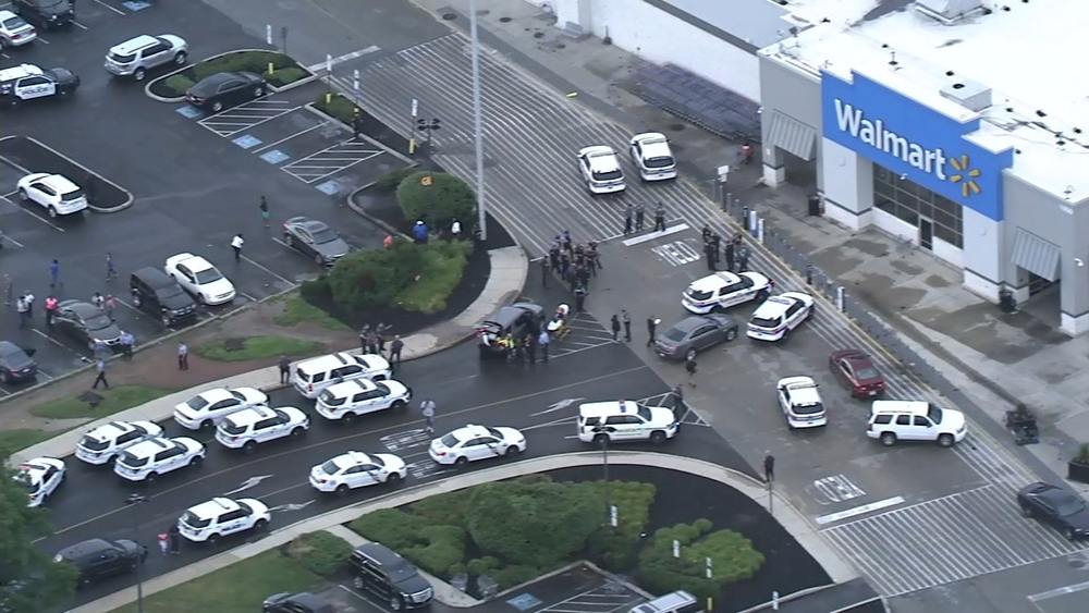 Chopper 6 over Cheltenham Walmart shooting