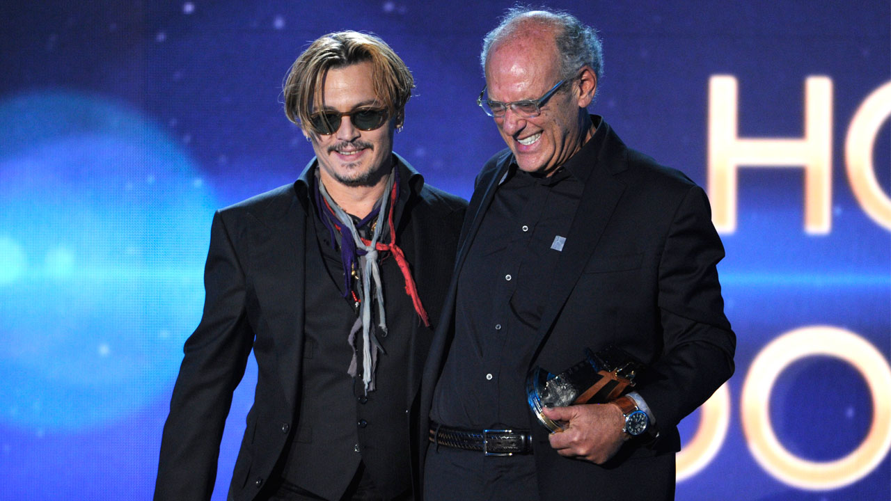 Stars serious and silly at Hollywood Film Awards