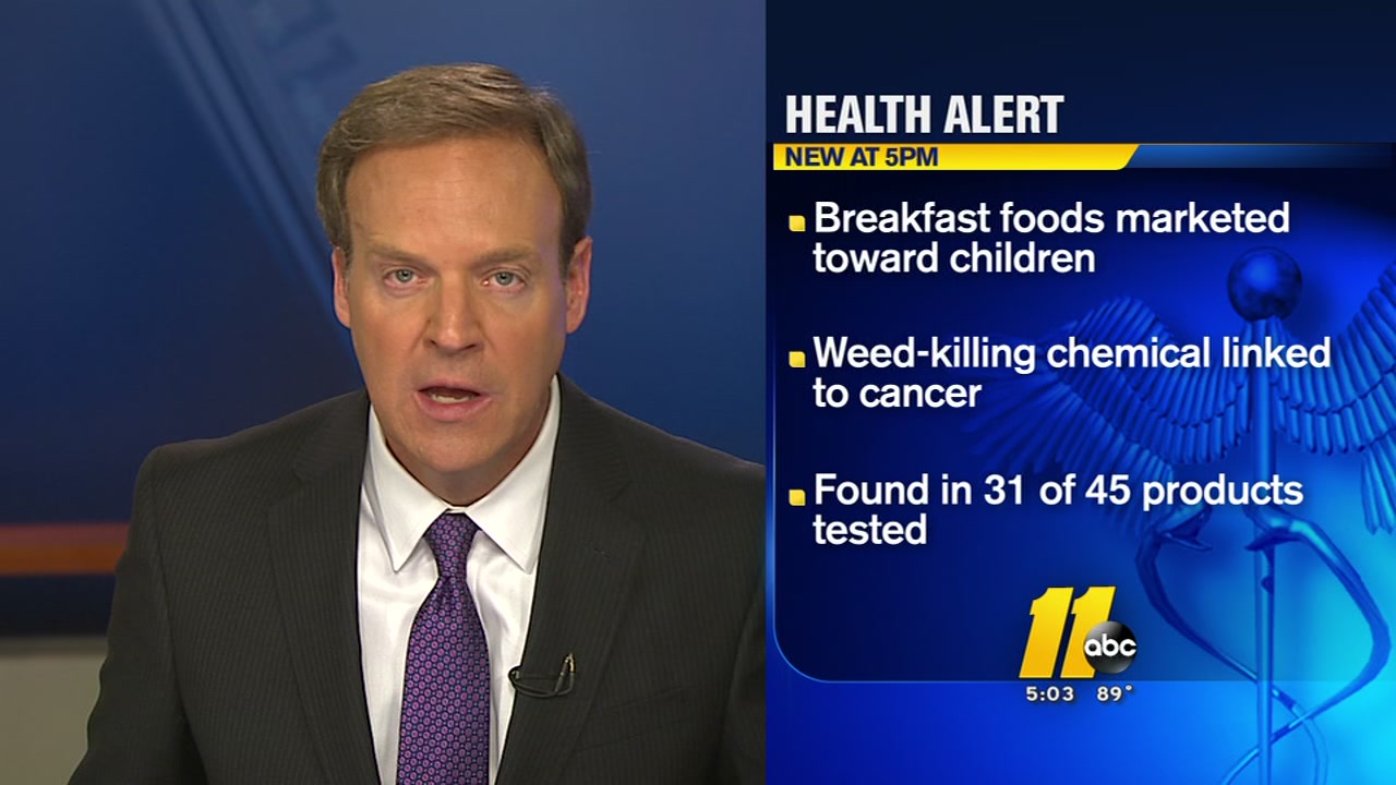 Chemical used to kill weeds found in some breakfast cereals