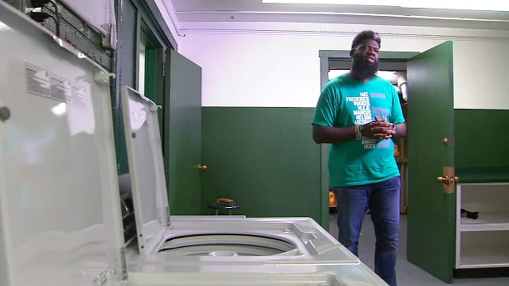 New Jersey principal fights bullying with new laundry room