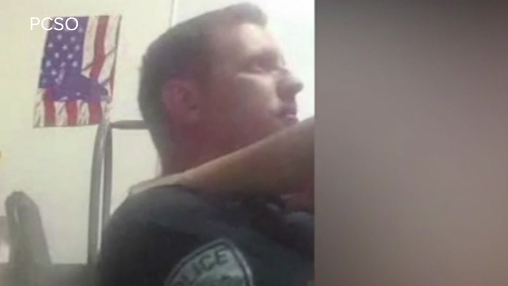 Video appears to show former officer having sex while on duty