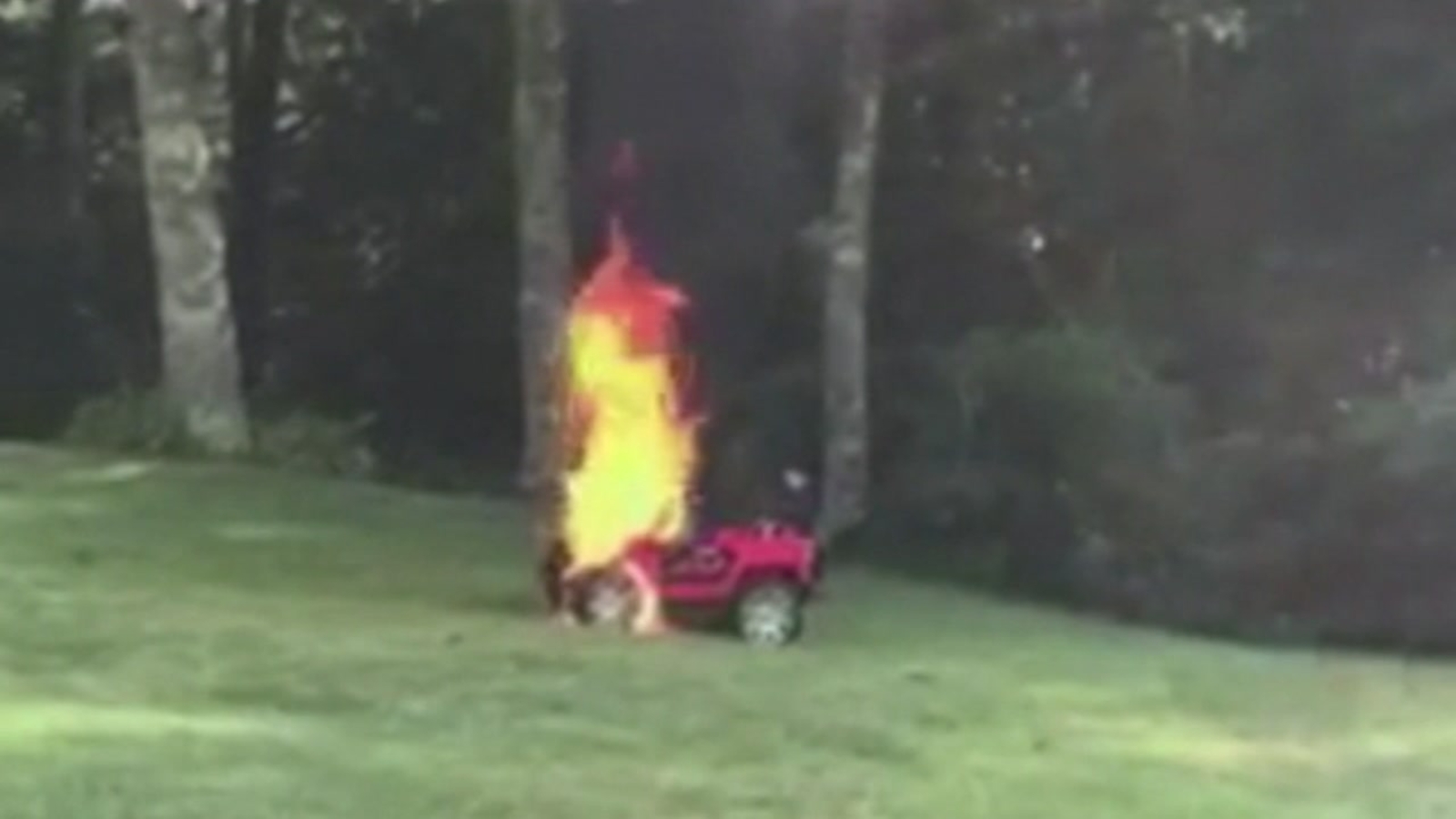 Mom saves 2 kids moments before toy car burst into flames ABC13 Houston
