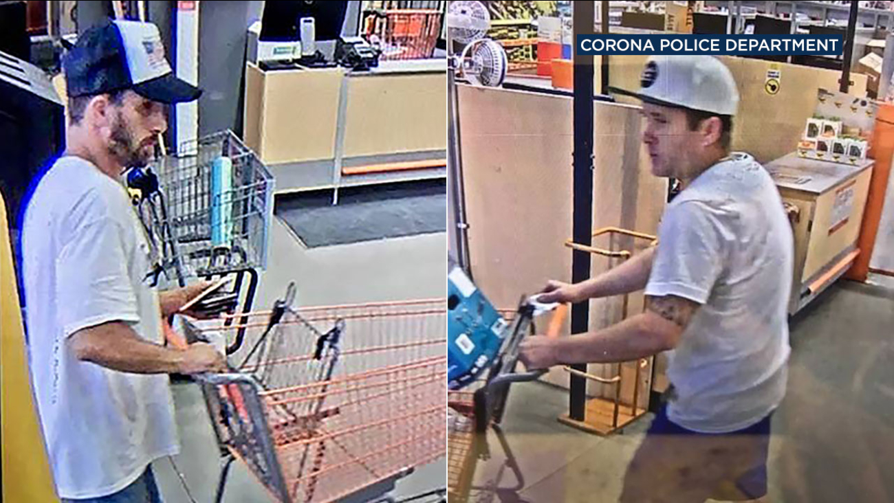 Corona police asking for public's help in identifying two suspects