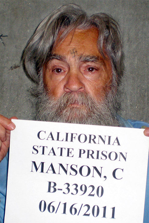 Silver Charles Manson Mug Shot 1969 Vertical Face Mask By Tony Rubino - Tony Rubino Official Website