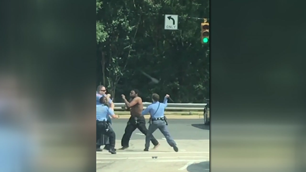 New video shows moments before officers struck man with baton in Raleigh