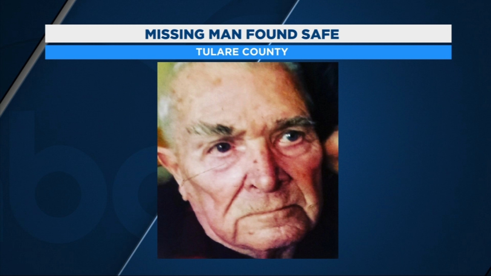 Tulare County Sheriff's Office says missing at risk man found safe in ...