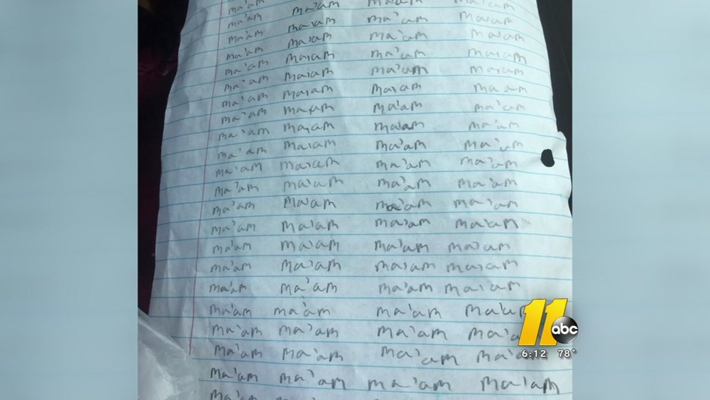 Tarboro child punished for calling teacher 'ma'am' 