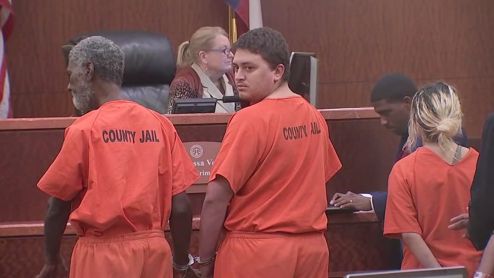 Nicholas D'Agostino, suspect accused of opening fire at Katy mom, back