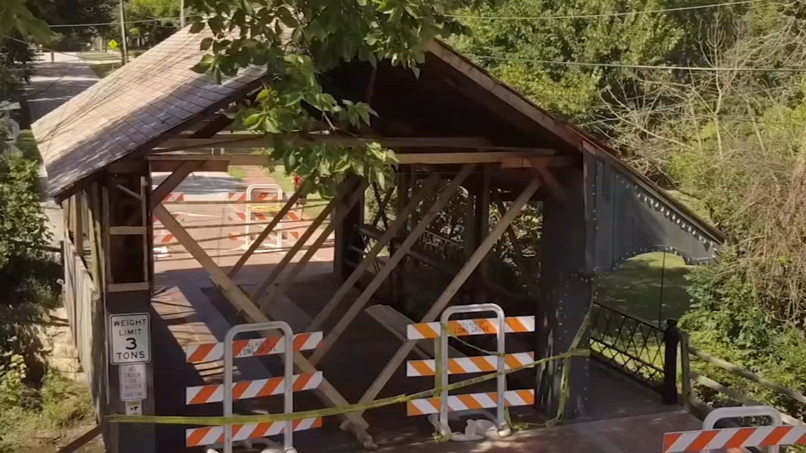 Historic Long Grove bridge badly damaged by truck is 'punch to the gut