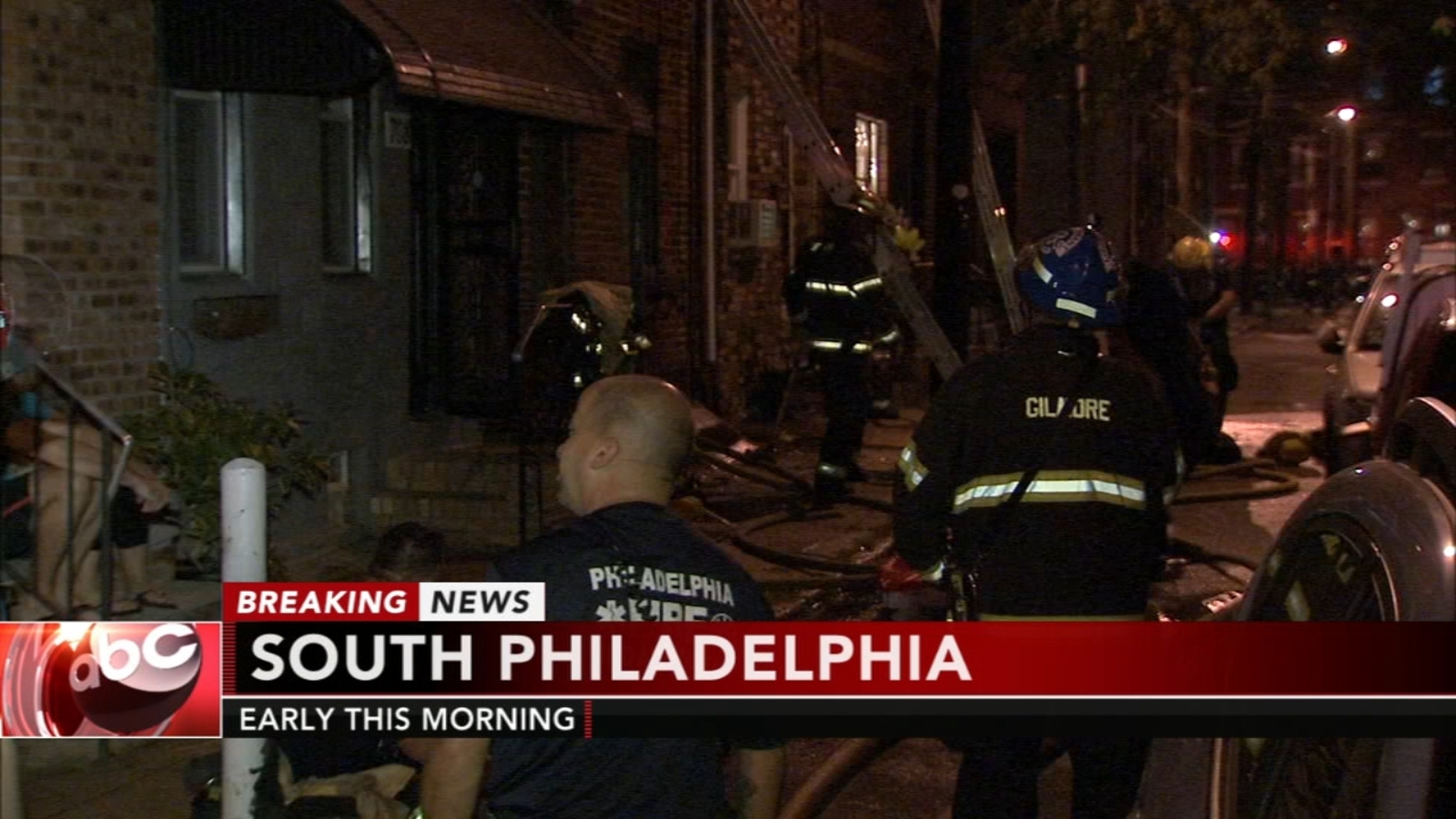 Firefighters battle house fire in South Philadelphia - 6abc Philadelphia