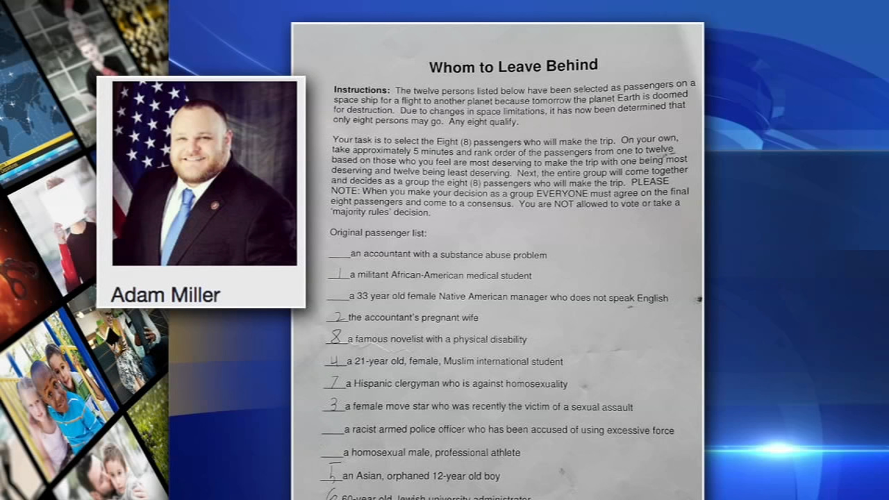 Middle school assignment asking 'whom to leave behind' causes outrage