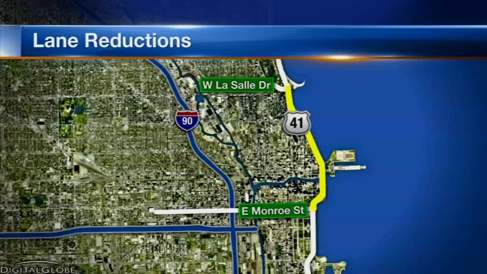 Lane closures in effect for Lake Shore Drive resurfacing project ABC7
