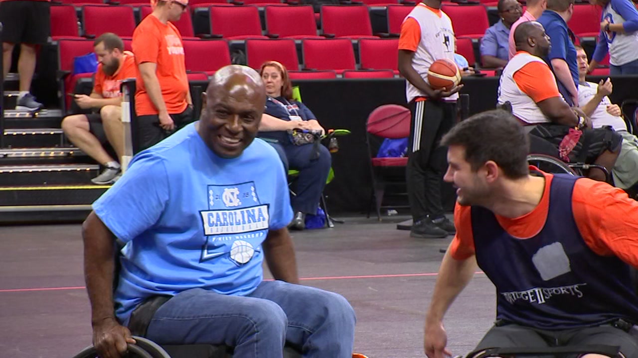 UNC legend gains new perspective through wheelchair basketball