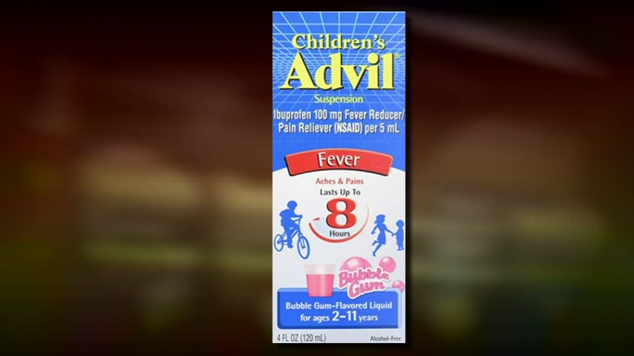 Recall for children's Advil