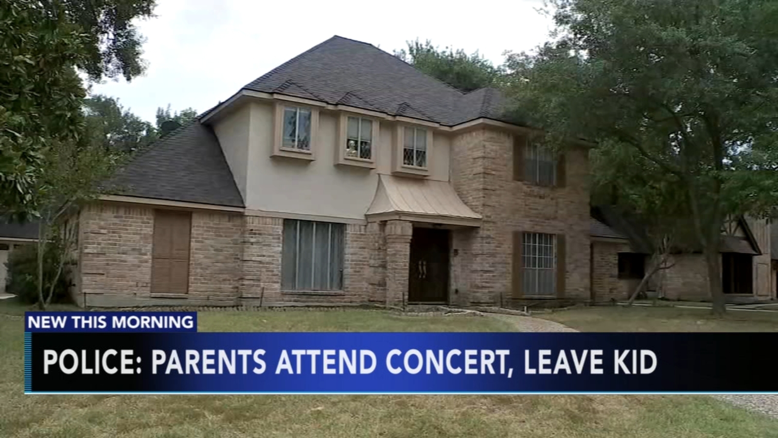 Texas parents charged for leaving child home alone overnight to attend