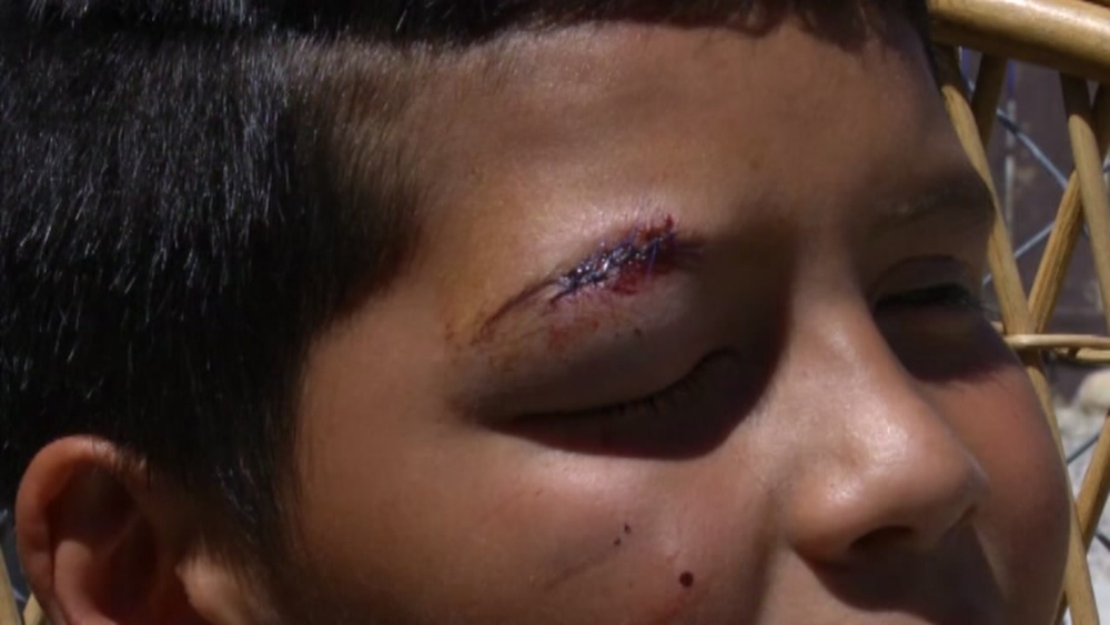 Boy says he was punched over the Jedi way