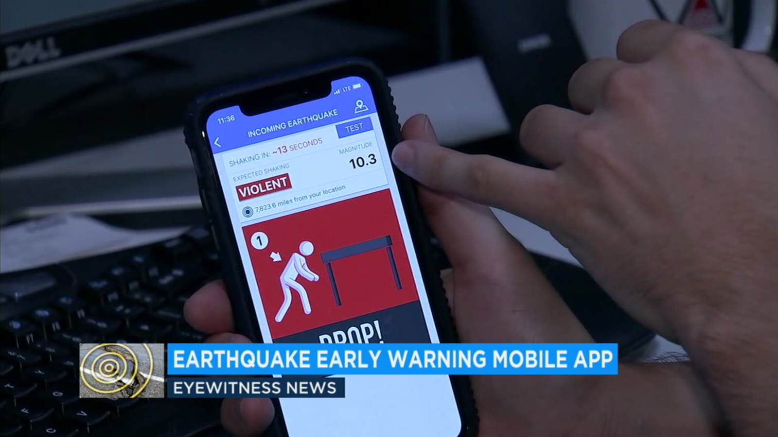 Early earthquake warning could be provided by Santa Monica firm's app
